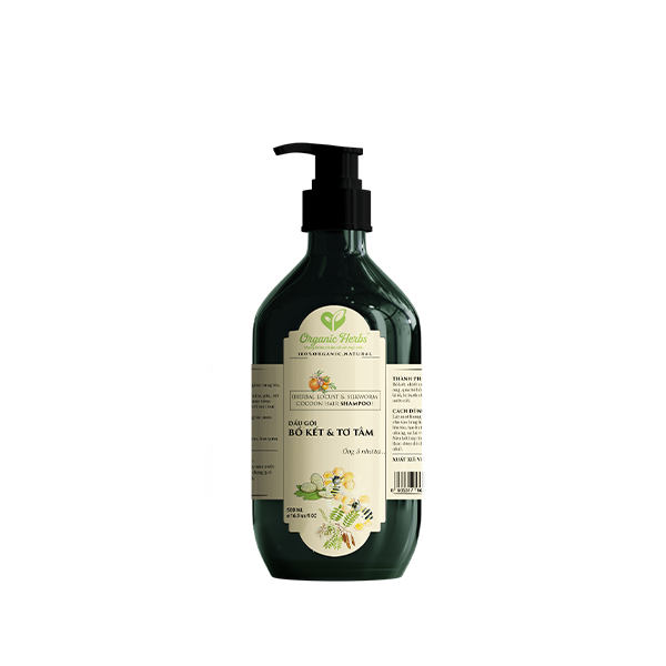 Dầu Gội Bồ Kết Tơ Tằm Thảo Dược 1 - Herbal Locust Silk Shampoo
